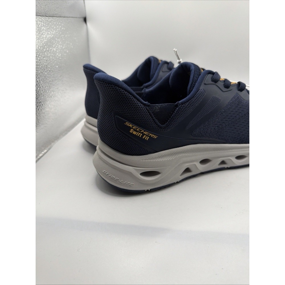 Skechers Hands Free Swift Fit Glide Step Mens 10.5 Navy Athletic Shoes. New - Picture 5 of 9